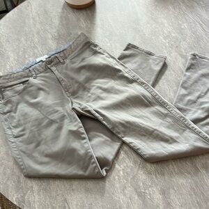 Peter Millar Men’s Cotton Gray Putty Modal Pants 32 W x 42 L